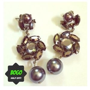 CLEARANCE * GUC * SILVER-TONE EARRINGS